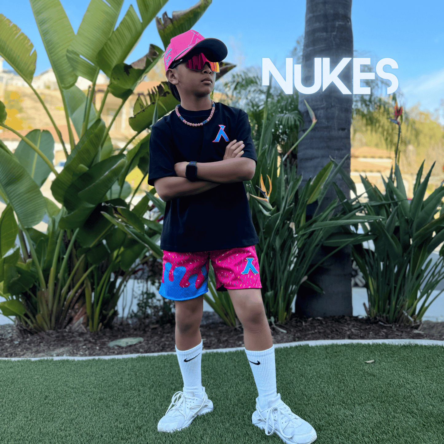 Pink sprinkle "shorts"